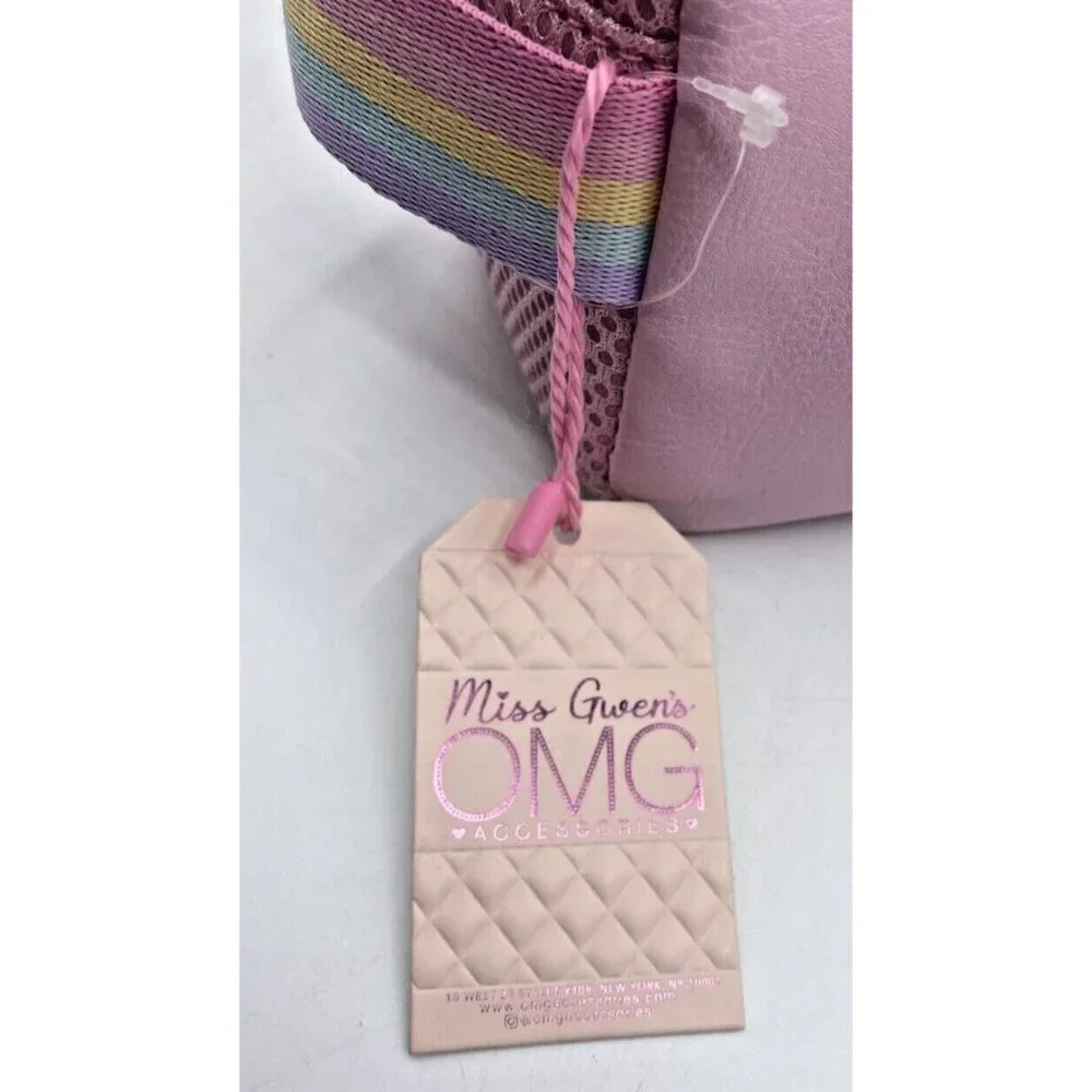 Miss Gwen’s OMG Accessories Clutch Pouch Bag JUNK Unicorn Glitter Cotton Candy